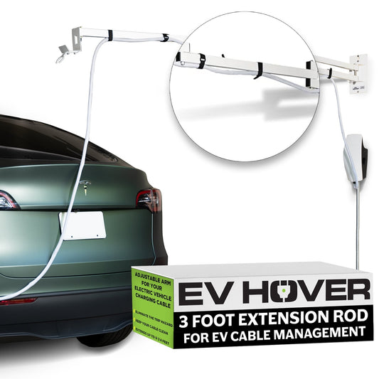 3-Foot Extender Arm for EV Hover Version 4 - EVH-V4-EXT-BLK-EVH-V4-EXT-WHT-  DRIVEN - 1