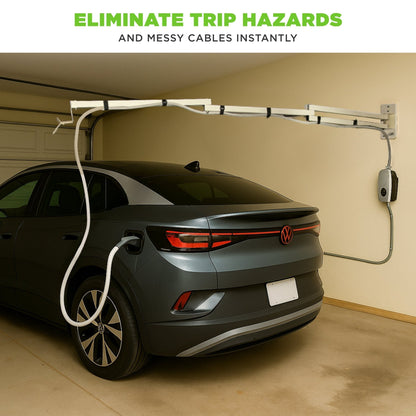 EV Hover v4 Wall-Mounted EV Charging Cable Arm, 6¼–9¼ ft - EVH-V4-6FT-BLK-EVH-V4-6FT-BLK-TES-EVH-V4-6FT-BLK-J1772-EVH-V4-9FT-BLK-EVH-V4-9FT-BLK-TES-  DRIVEN - 13