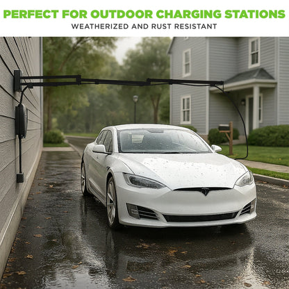 EV Hover v4 Wall-Mounted EV Charging Cable Arm, 6¼–9¼ ft - EVH-V4-6FT-BLK-EVH-V4-6FT-BLK-TES-EVH-V4-6FT-BLK-J1772-EVH-V4-9FT-BLK-EVH-V4-9FT-BLK-TES-  DRIVEN - 18