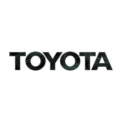 TOYOTA Topographic Rear Liftgate Emblem Inlays - 2025+ 4Runner - 254RUN-RT-TOYOTA-TPWH-254RUN-RT-TOYOTA-TPRACE-254RUN-RT-TOYOTA-TPHB-254RUN-RT-TOYOTA-TPVB-254RUN-RT-TOYOTA-TPAG-  DRIVEN - 13