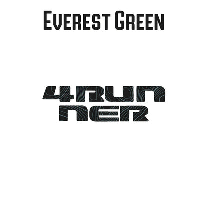 4RUNNER Topographic Rear Liftgate Emblem Overlays - 2025+ 4Runner - 254RUN-RT-4RUN-TPWH-254RUN-RT-4RUN-TPRACE-254RUN-RT-4RUN-TPHB-254RUN-RT-4RUN-TPVB-254RUN-RT-4RUN-TPAG-  DRIVEN - 9