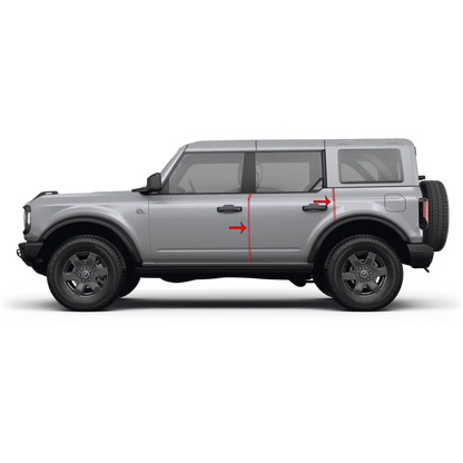 eXpert Door Edge Protection Film (Clear PPF) - 2021+ Bronco - 21BRNCDEDRPPF-4-21BRNCDEDRPPF-2-  DRIVEN - 1