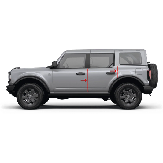 eXpert Door Edge Protection Film (Clear PPF) - 2021+ Bronco - 21BRNCDEDRPPF-4-21BRNCDEDRPPF-2-  DRIVEN - 1