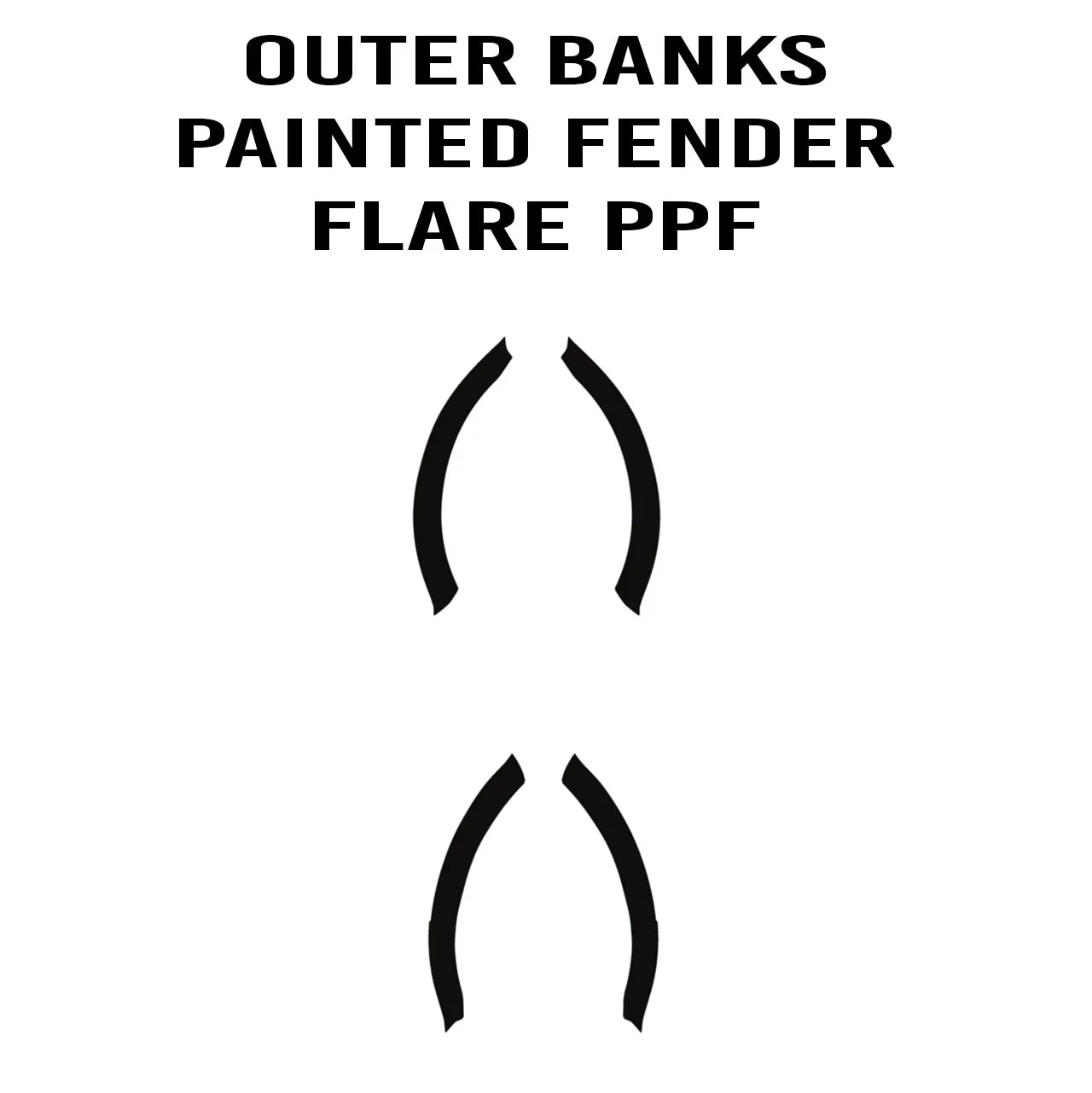 eXpert Fender Flare Paint Protection Film (Clear PPF) - 2021+ Bronco Outer Banks - 21BRNOBFLAREPPF-X1-21BRNOBFLAREPPF-X2-  DRIVEN - 1