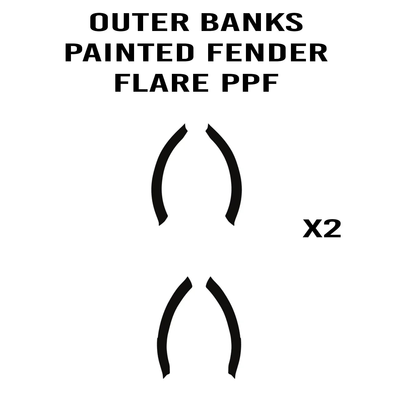 eXpert Fender Flare Paint Protection Film (Clear PPF) - 2021+ Bronco Outer Banks - 21BRNOBFLAREPPF-X1-21BRNOBFLAREPPF-X2-  DRIVEN - 3