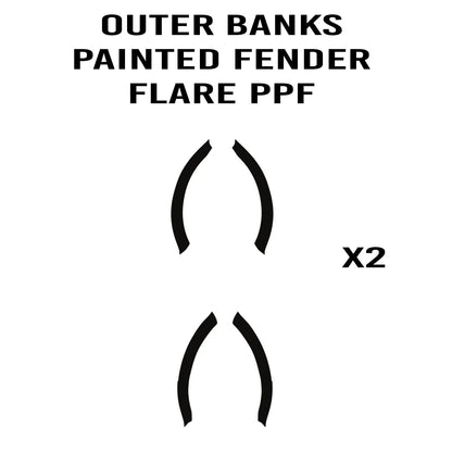 eXpert Fender Flare Paint Protection Film (Clear PPF) - 2021+ Bronco Outer Banks - 21BRNOBFLAREPPF-X1-21BRNOBFLAREPPF-X2-  DRIVEN - 3