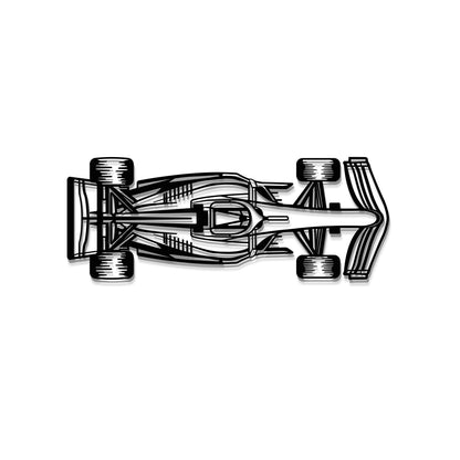 Formula 1 2022 Top View Horizontal Metal Car Wall Art - MT0979 - MT0979B49L-MT0979B69L-MT0979B80L-MT0979B99L-MT0979B120L-  DRIVEN - 7