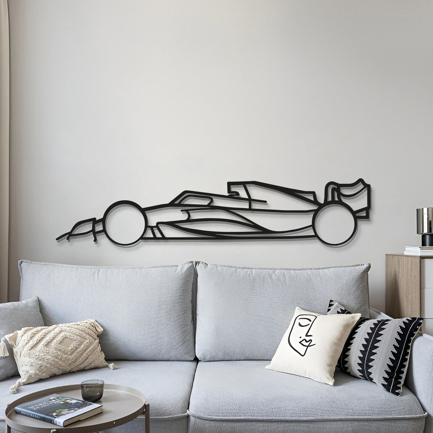 Formula 1 2022 Metal Car Wall Art- MT0978 - MT0978B49L-MT0978B69L-MT0978B80L-MT0978B99L-MT0978B120L-  DRIVEN - 4