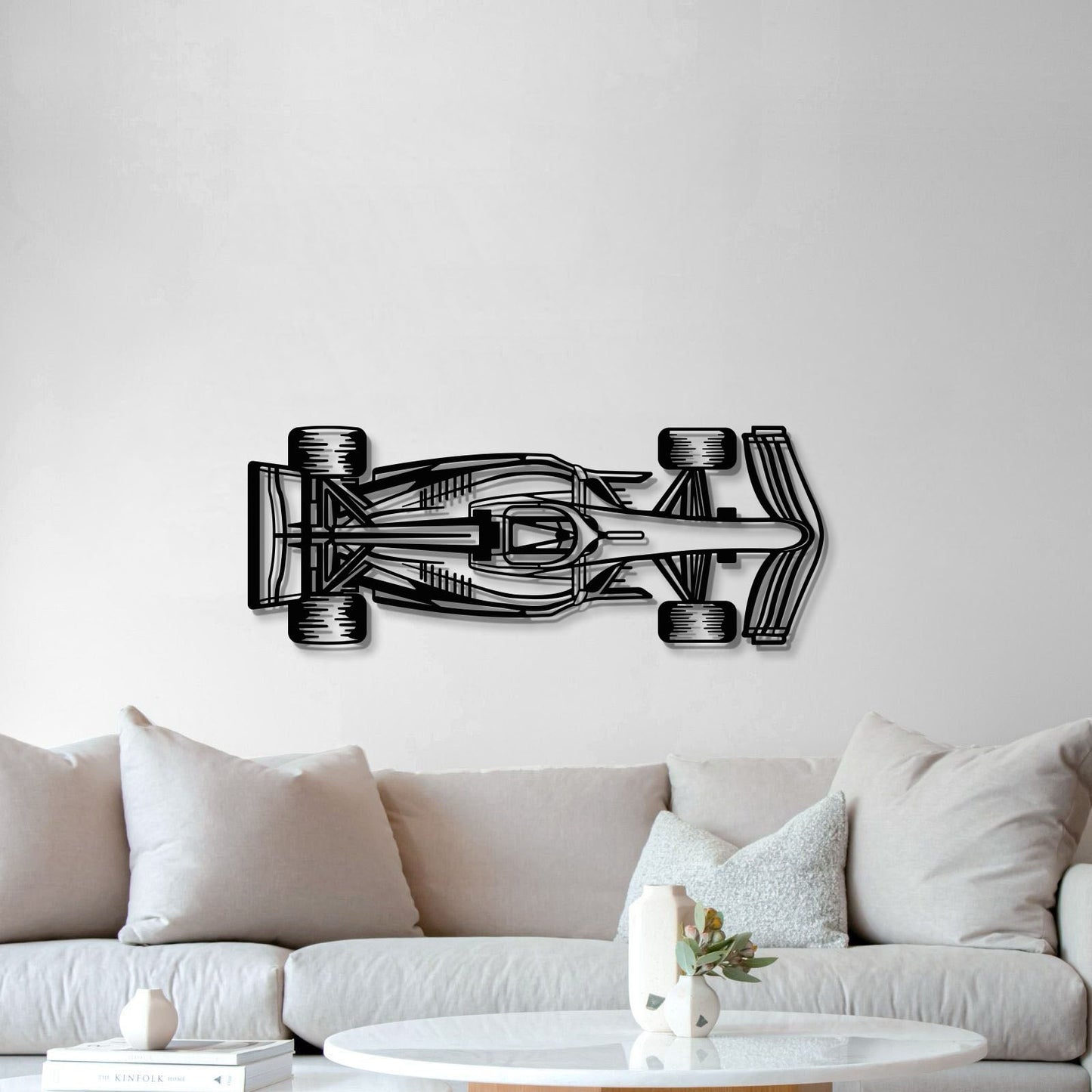 Formula 1 2022 Top View Horizontal Metal Car Wall Art - MT0979 - MT0979B49L-MT0979B69L-MT0979B80L-MT0979B99L-MT0979B120L-  DRIVEN - 4