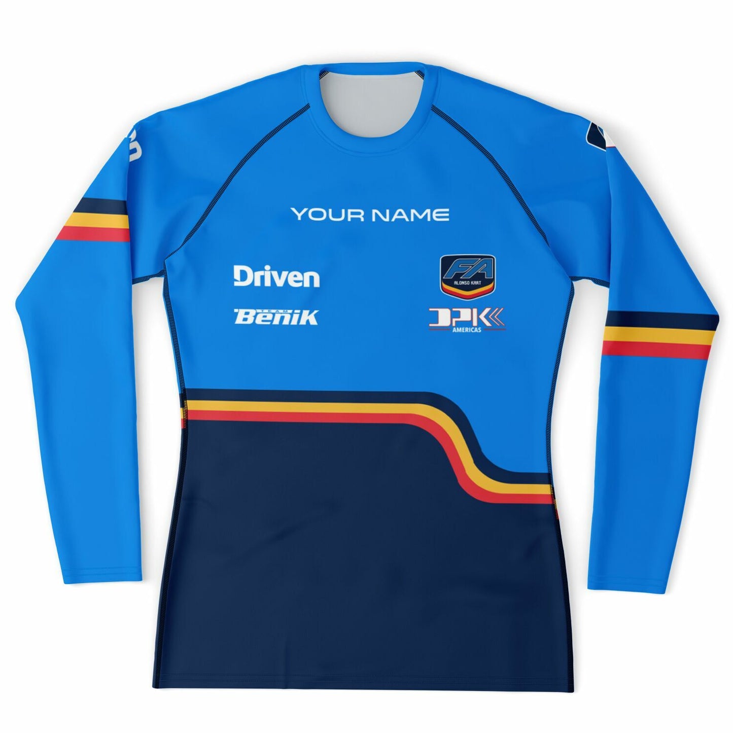 DPK Racing-Blue-Underwear TOP-Long Sleeve