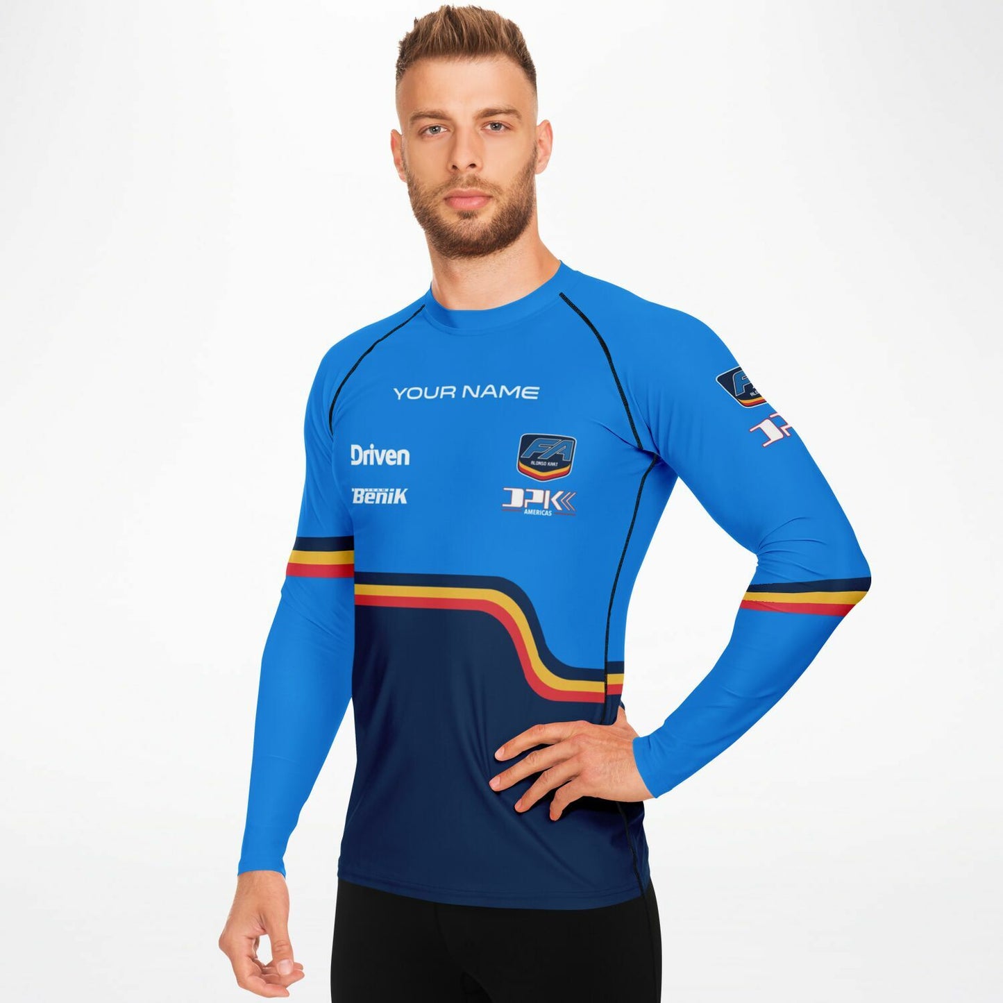 DPK Racing-Blue-Underwear TOP-Long Sleeve