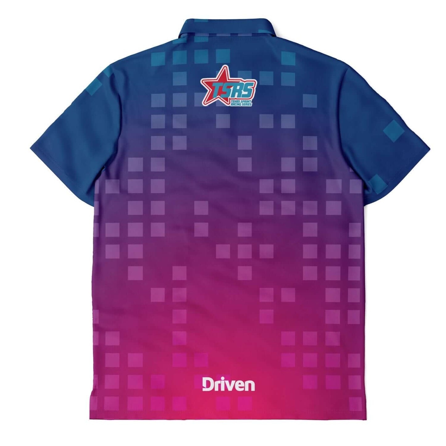 DRIVEN | TSRS '24 | Polo - Adult - Male - Pink/Blue - UPF 50+