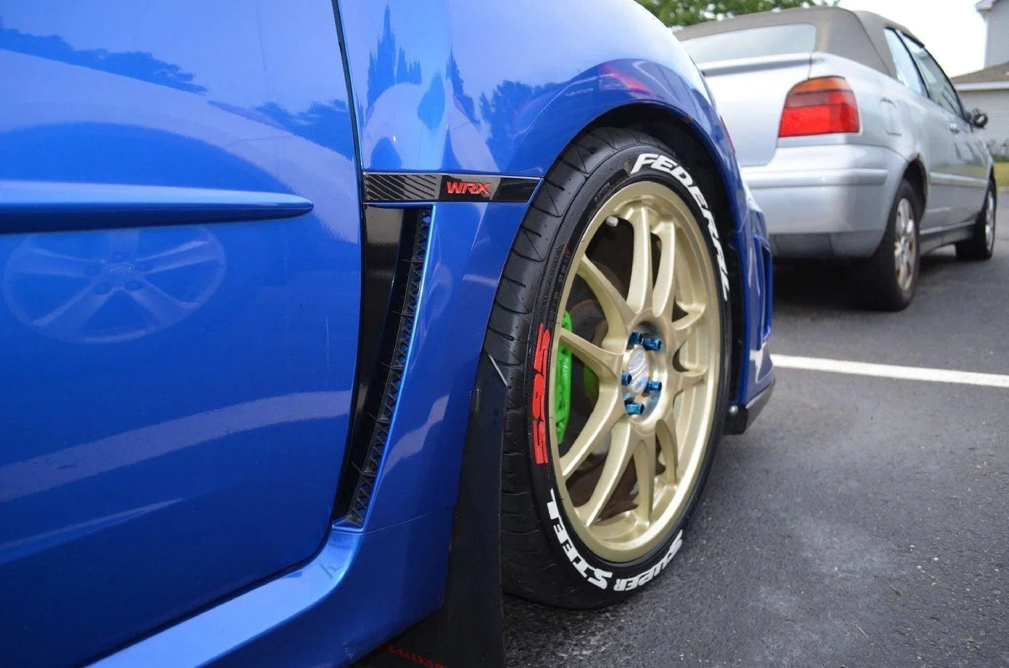 Fender Vent Overlays - 2011-2014 Subaru WRX / STI - 11GRFENLWGB-11GRFENUPLWGB-11GRFENLWMB-11GRFENUPLWMB-11GRFENLW3DCF-  DRIVEN - 4