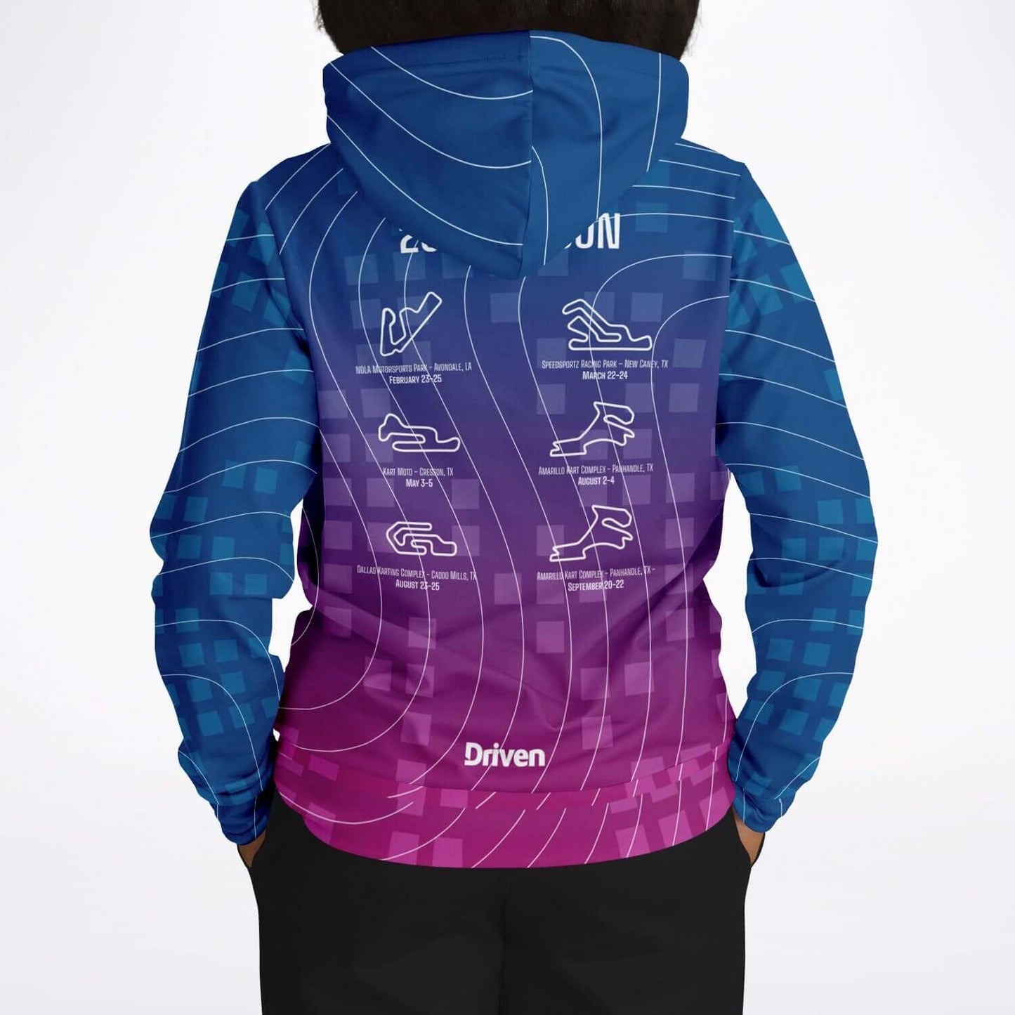 DRIVEN | TSRS '24 | Hoodie - Adult - Pink/Blue