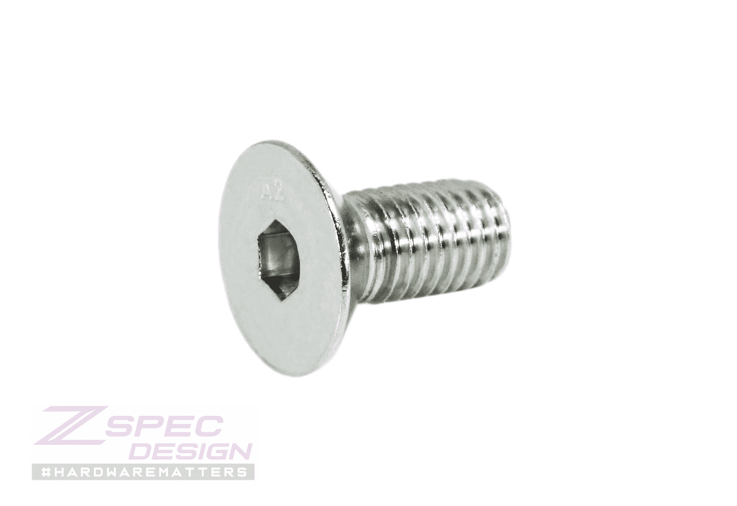 ZSPEC M10-1.5x25mm Flat-Head FHSC Fasteners, Stainless, Per Each - ZSD-012204-  DRIVEN - 3