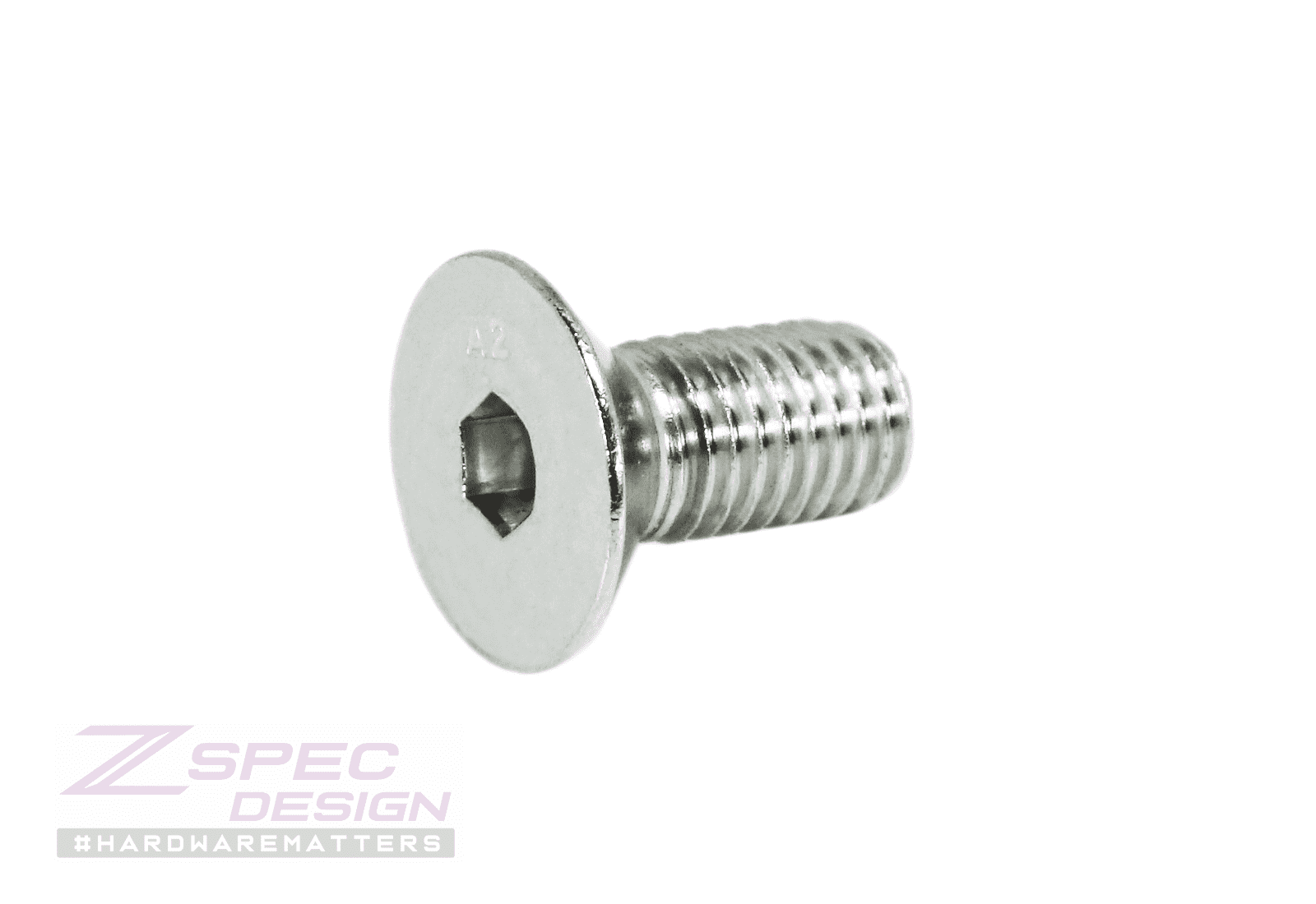 ZSPEC M10-1.5x20mm Flat-Head FHSC Fasteners, Stainless, Per Each - ZSD-012198-  DRIVEN - 2