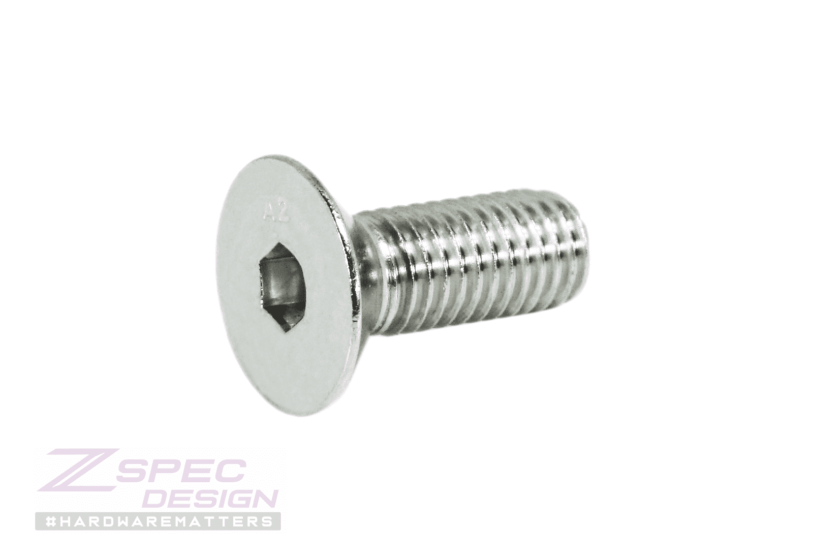 ZSPEC M10-1.5x25mm Flat-Head FHSC Fasteners, Stainless, Per Each - ZSD-012204-  DRIVEN - 4