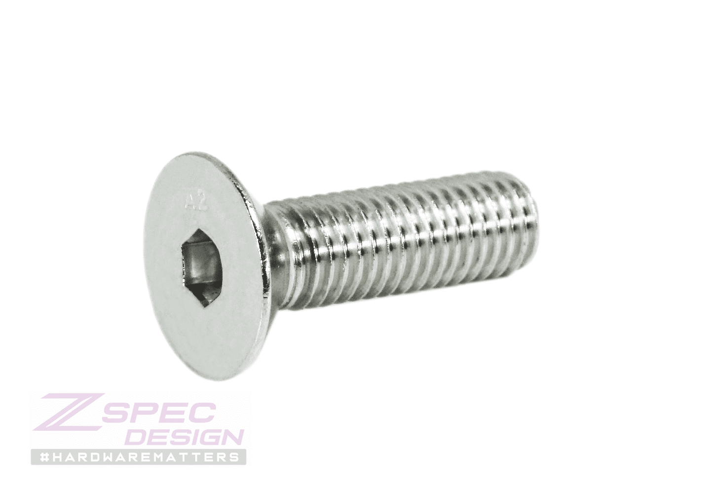 ZSPEC M10-1.5x40mm Flat-Head FHSC Fasteners, Stainless, Per Each - ZSD-012235-  DRIVEN - 2