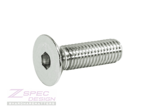 ZSPEC M10-1.5x40mm Flat-Head FHSC Fasteners, Stainless, Per Each - ZSD-012235-  DRIVEN - 2
