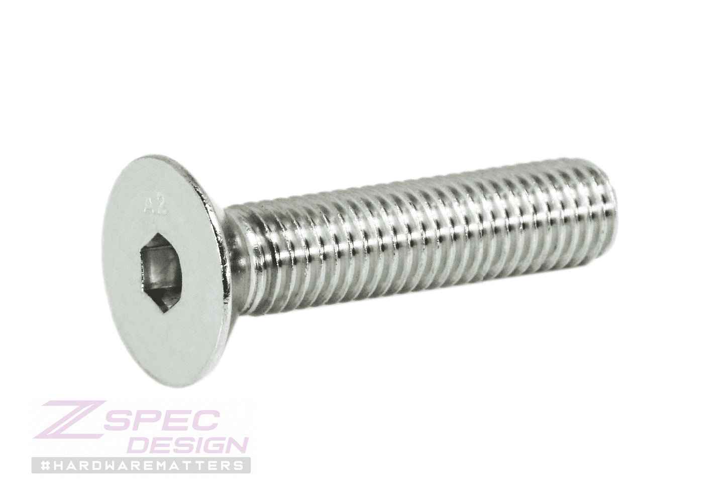 ZSPEC M10-1.5x45mm Flat-Head FHSC Fasteners, Stainless, Per Each - ZSD-012242-  DRIVEN - 2