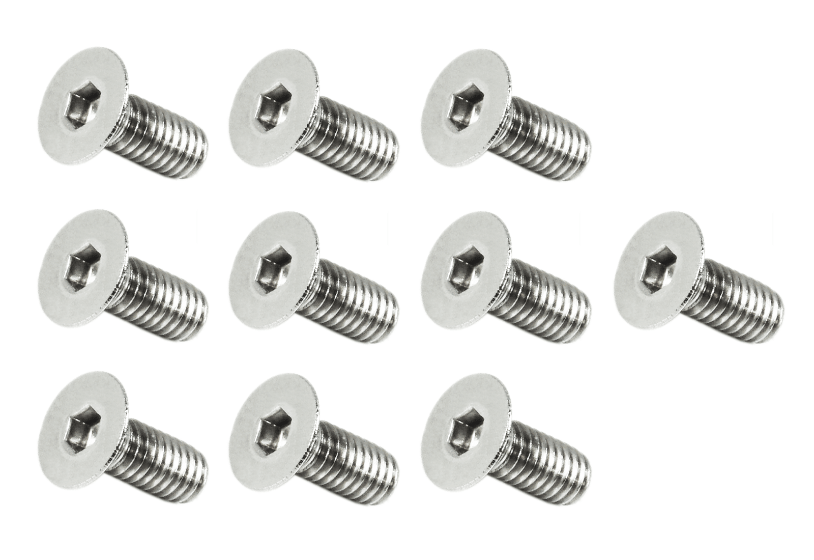 ZSPEC M4-0.7x10mm Fasteners, FHSC, Stainless Steel SUS304, 10-Pack - ZSD-012075-  DRIVEN - 1