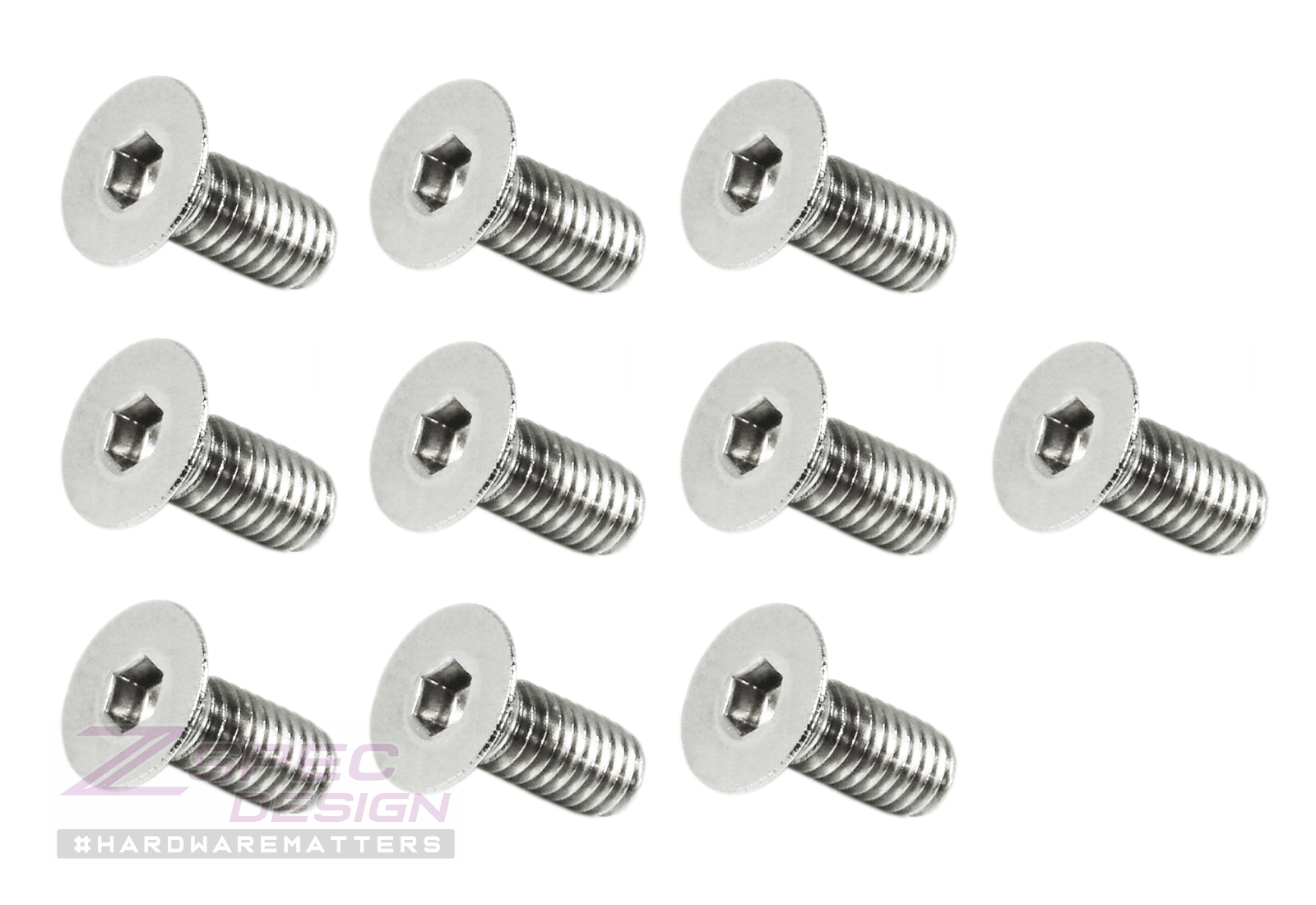 ZSPEC M4-0.7x10mm Fasteners, FHSC, Stainless Steel SUS304, 10-Pack - ZSD-012075-  DRIVEN - 2