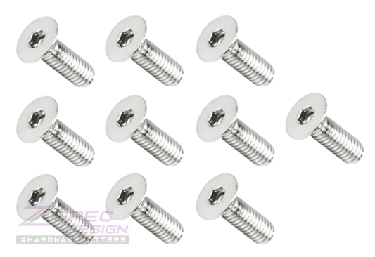 ZSPEC M4-0.7x12mm Fasteners, FHSC, Stainless Steel SUS304, 10-Pack - ZSD-012099-  DRIVEN - 2