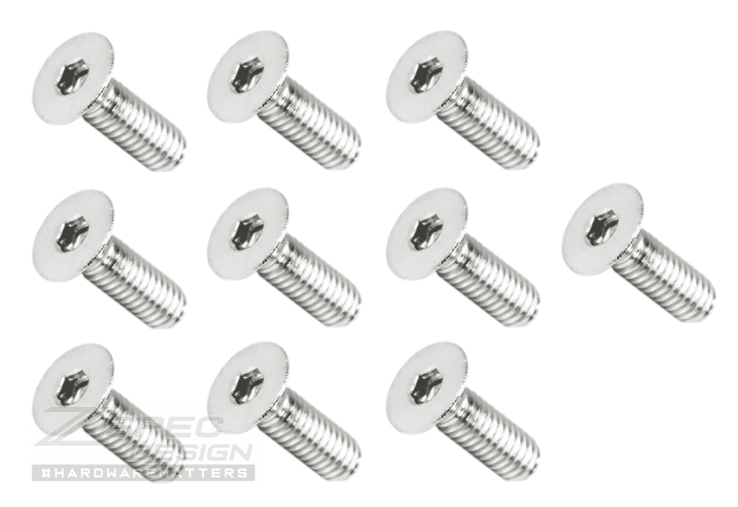 ZSPEC M4-0.7x16mm Fasteners, FHSC, Stainless Steel SUS304, 10-Pack - ZSD-012082-  DRIVEN - 2