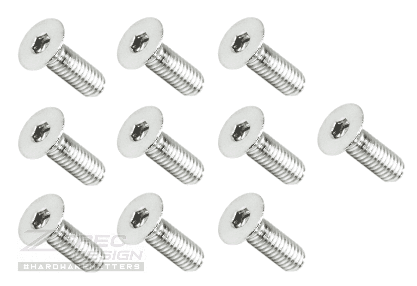 ZSPEC M4-0.7x16mm Fasteners, FHSC, Stainless Steel SUS304, 10-Pack - ZSD-012082-  DRIVEN - 2