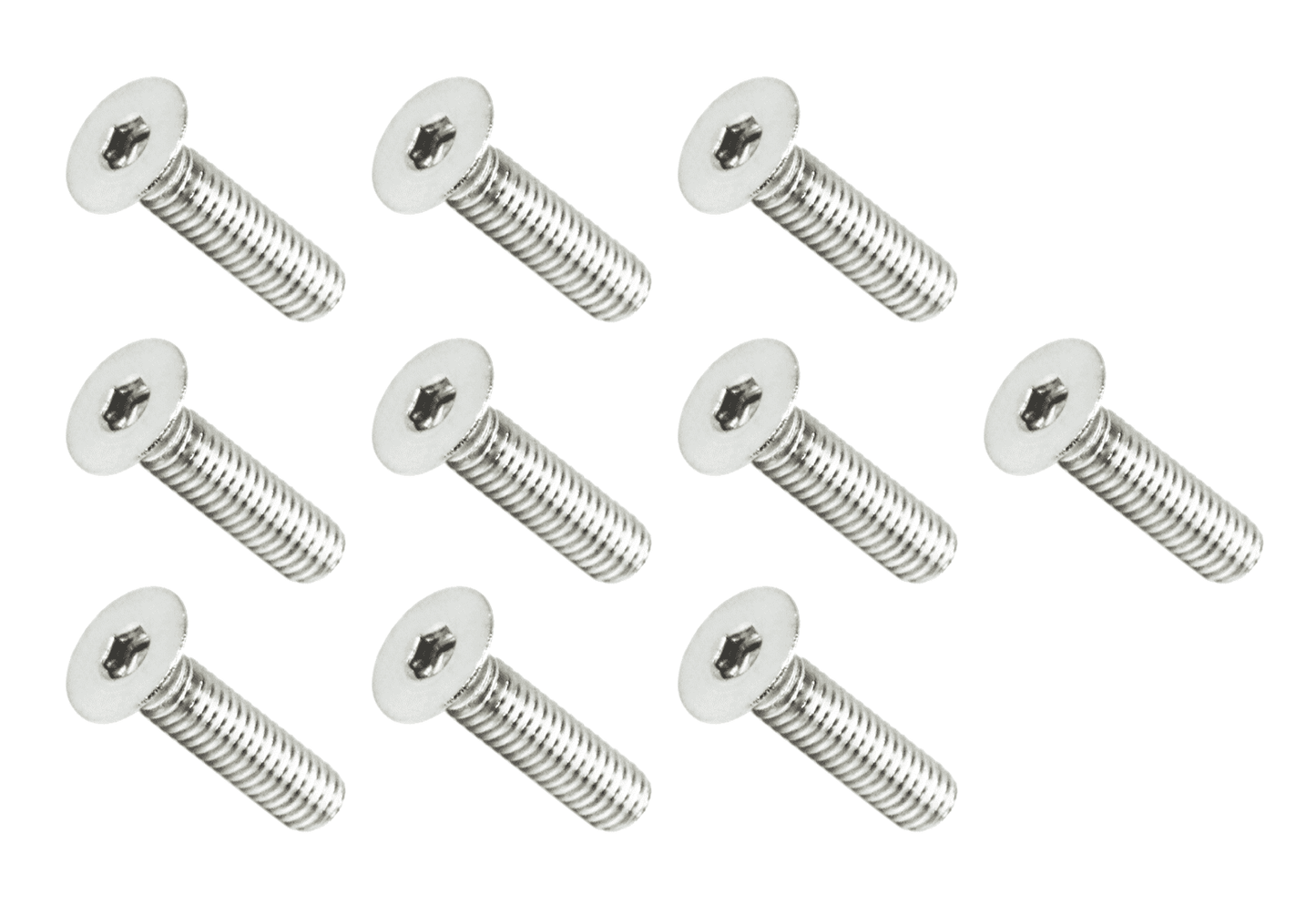 ZSPEC M4-0.7x16mm Fasteners, FHSC, Stainless Steel SUS304, 10-Pack - ZSD-012082-  DRIVEN - 3
