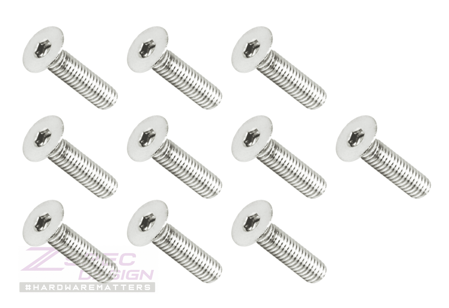 ZSPEC M4-0.7x16mm Fasteners, FHSC, Stainless Steel SUS304, 10-Pack - ZSD-012082-  DRIVEN - 4