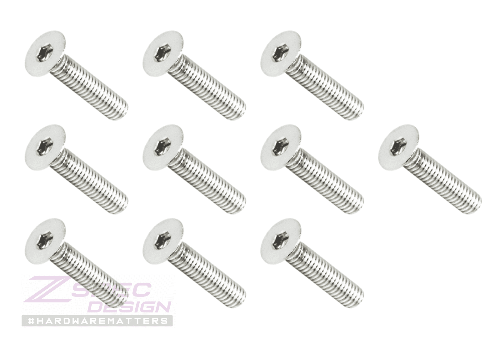 ZSPEC M4-0.7x20mm Fasteners, FHSC, Stainless Steel SUS304, 10-Pack - ZSD-012105-  DRIVEN - 2