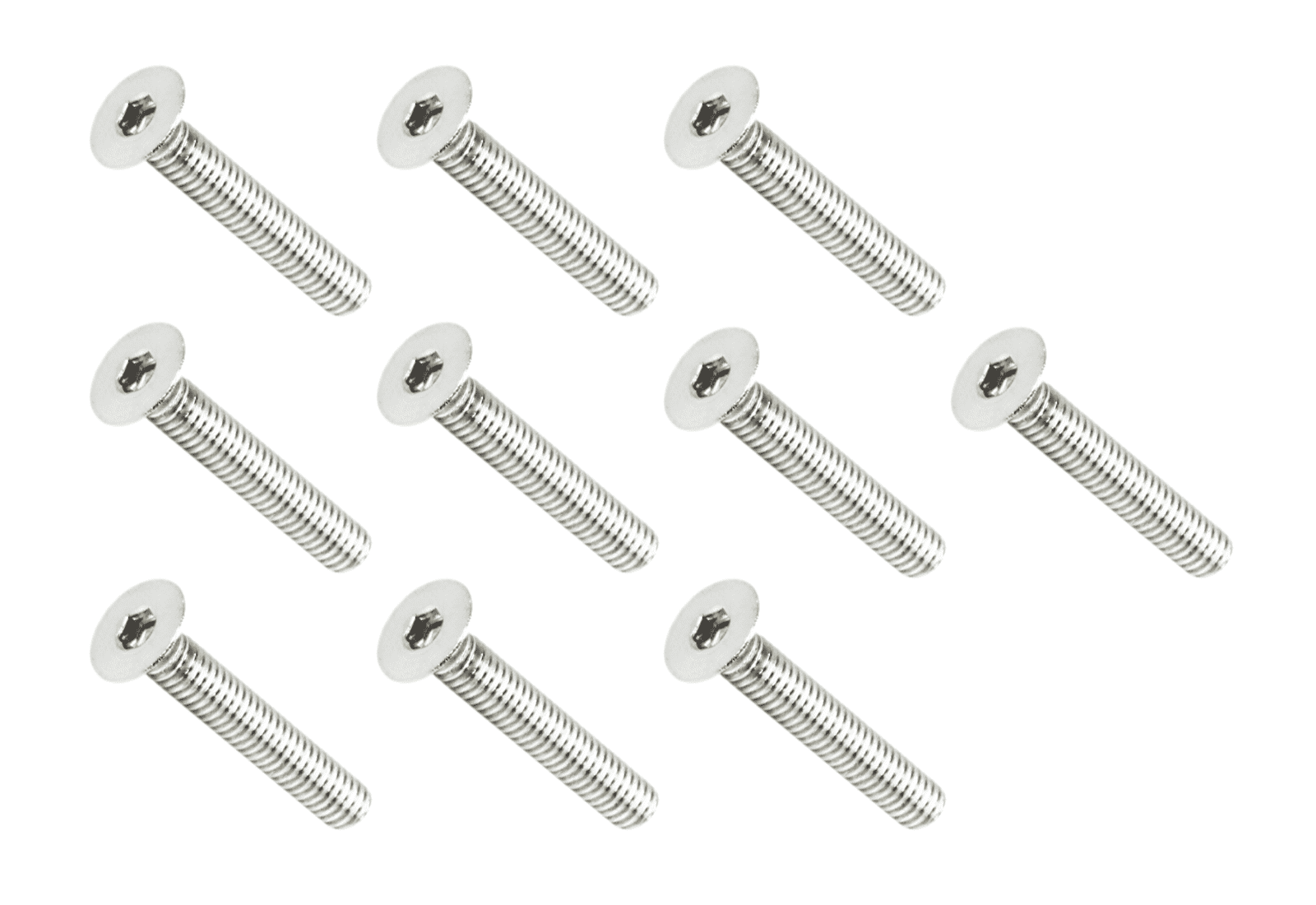 ZSPEC M4-0.7x25mm Fasteners, FHSC, Stainless Steel SUS304, 10-Pack - ZSD-012112-  DRIVEN - 1