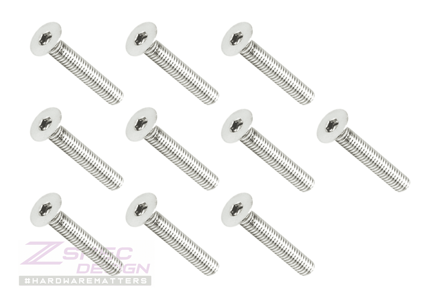 ZSPEC M4-0.7x25mm Fasteners, FHSC, Stainless Steel SUS304, 10-Pack - ZSD-012112-  DRIVEN - 2