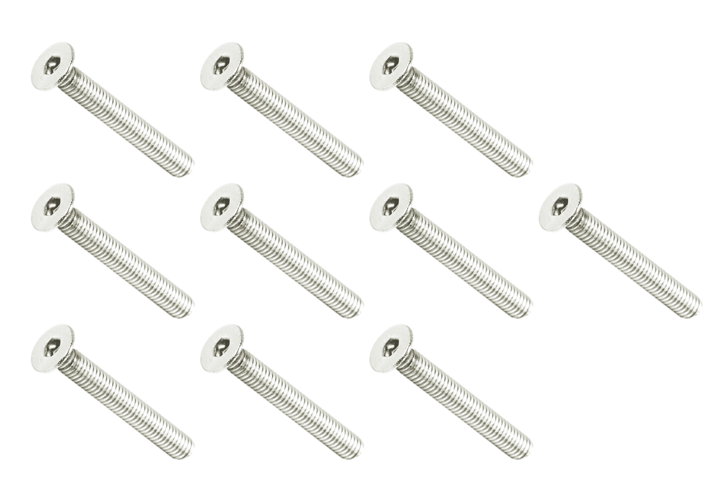 ZSPEC M4-0.7x30mm Fasteners, FHSC, Stainless Steel SUS304, 10-Pack - ZSD-012129-  DRIVEN - 1