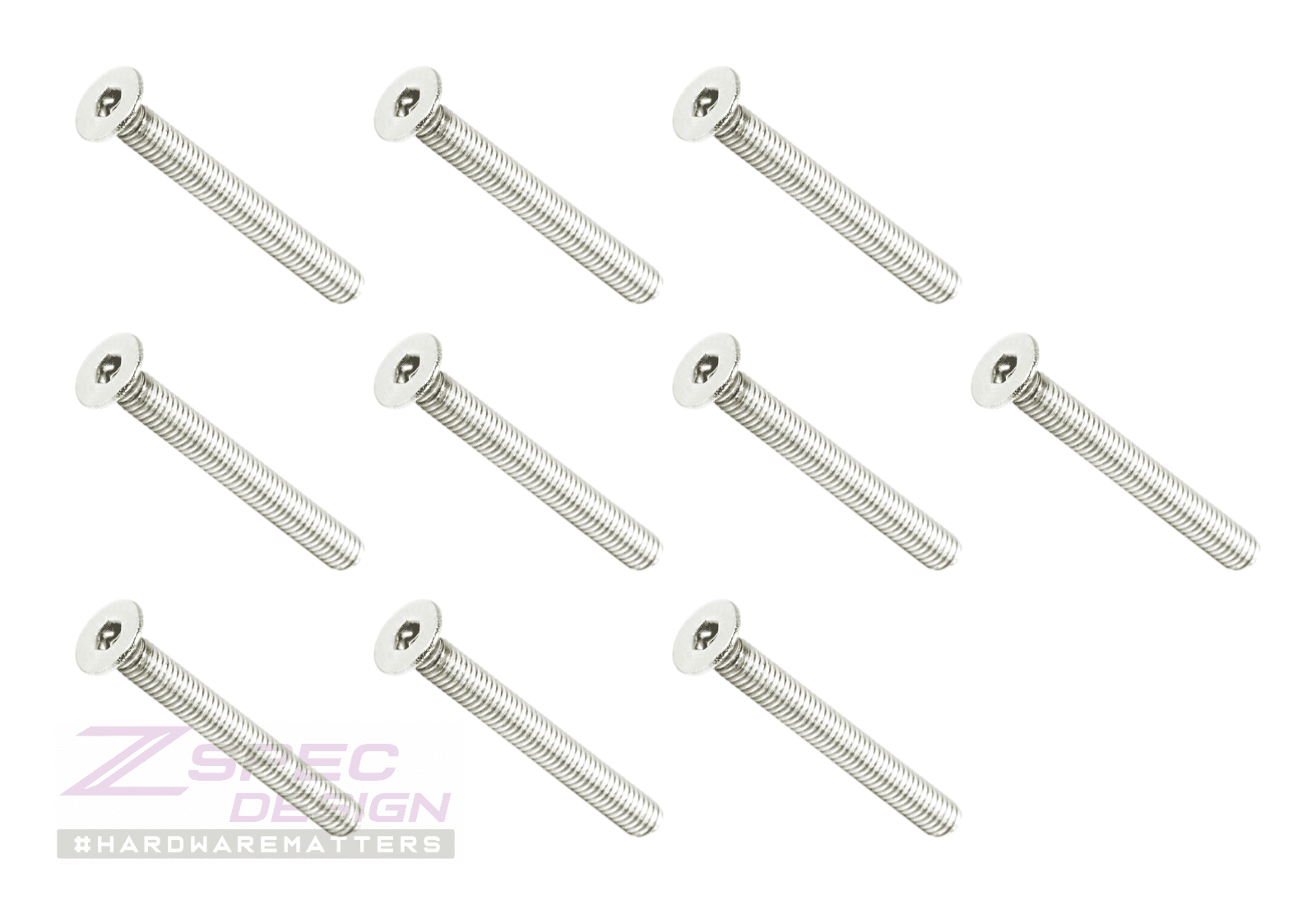 ZSPEC M4-0.7x35mm Fasteners, FHSC, Stainless Steel SUS304, 10-Pack - ZSD-012136-  DRIVEN - 2