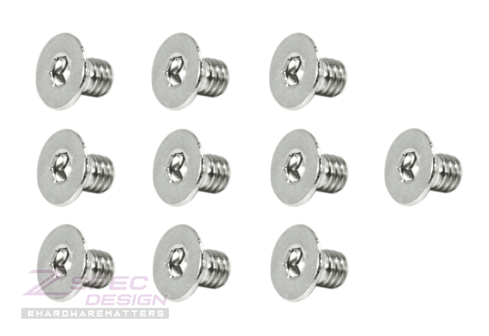 ZSPEC M4-0.7x6mm Fasteners, FHSC, Stainless Steel SUS304, 10-Pack - ZSD-011788-  DRIVEN - 2