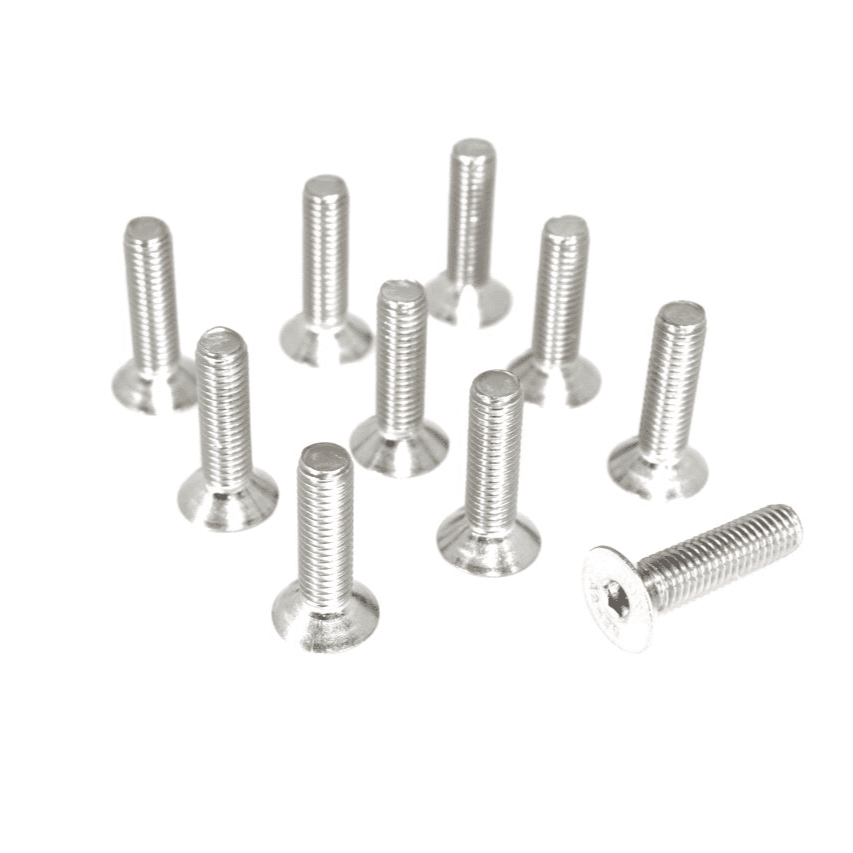 ZSPEC M6-1.0x20mm Flat-Head Socket-Cap (FHSC), SUS304 Stainless Fasteners, 10-Pack - ZSD-005084-  DRIVEN - 1