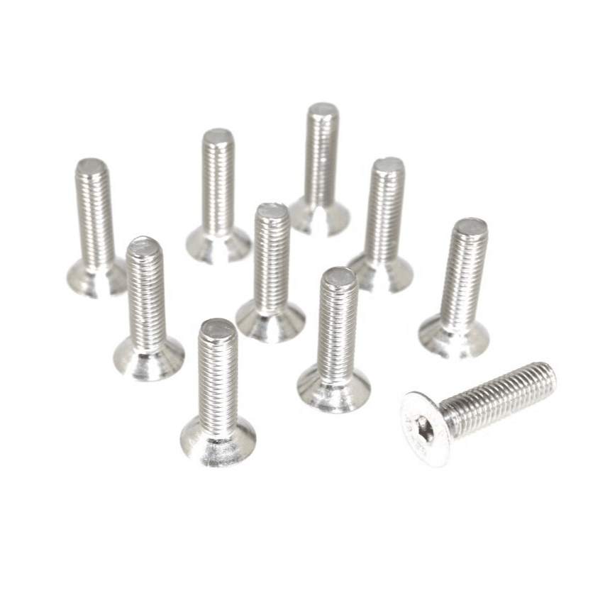 ZSPEC M6-1.0x12mm Flat-Head FHSC Fasteners, SUS304 Stainless, 10-Pack - ZSD-566448-  DRIVEN - 1