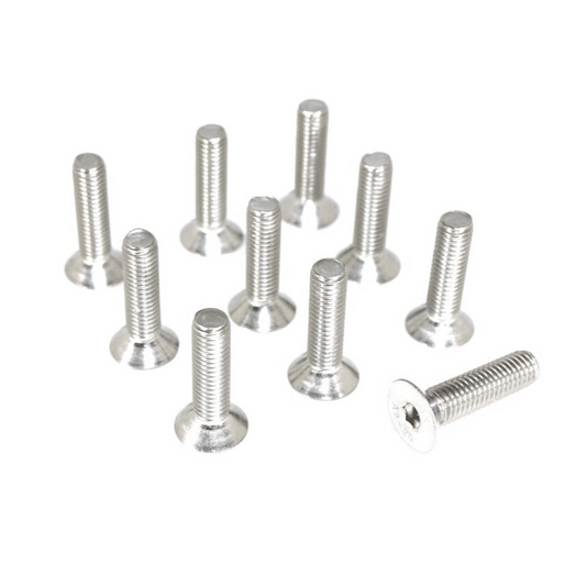 ZSPEC M6-1.0x12mm Flat-Head FHSC Fasteners, SUS304 Stainless, 10-Pack - ZSD-566448-  DRIVEN - 1