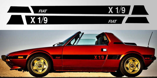 Fiat X/19 Bertone Vinyl Decal Set - sku-50952437596292-sku-50952437629060-sku-50952437661828-sku-50952437694596-sku-50952437727364-  DRIVEN - 1