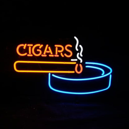 Fire Cigars Ashtray Neon Signs - CN046-  DRIVEN - 2