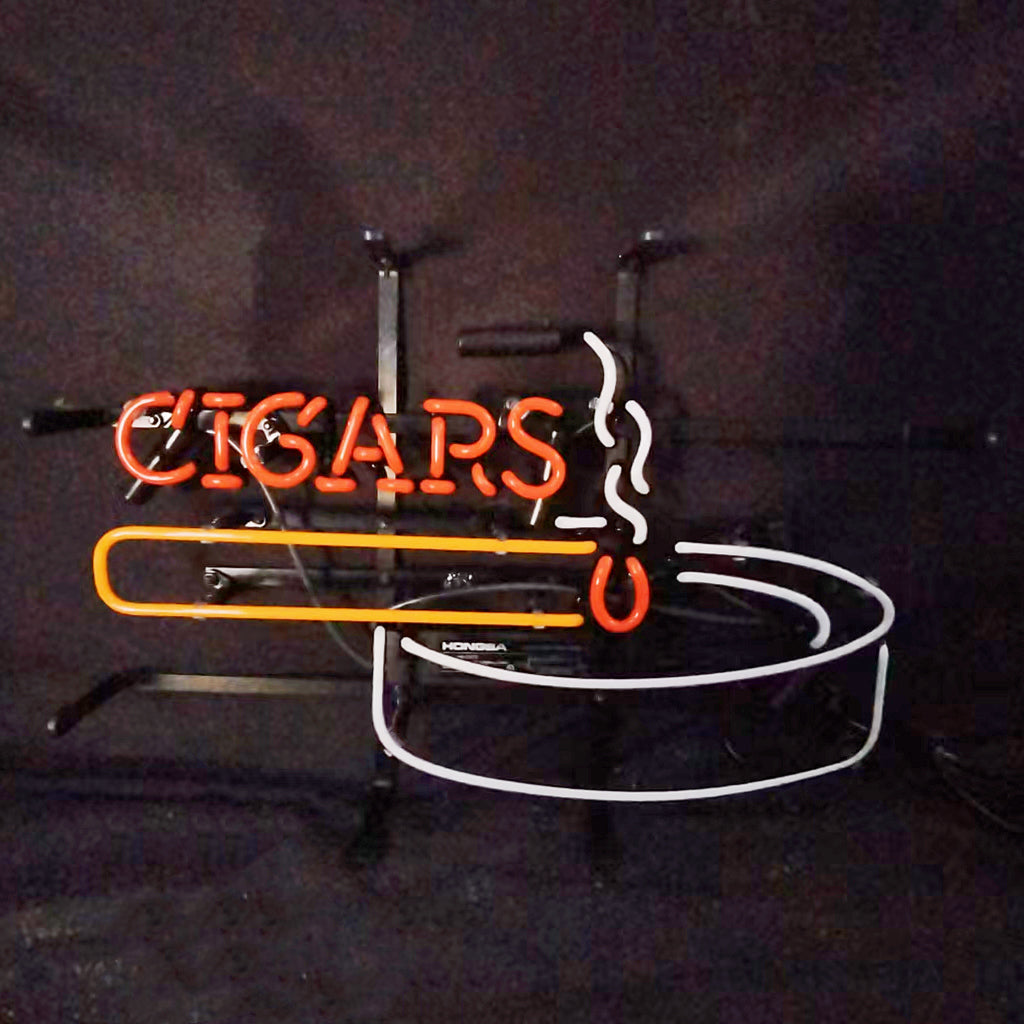 Fire Cigars Ashtray Neon Signs - CN046-  DRIVEN - 3