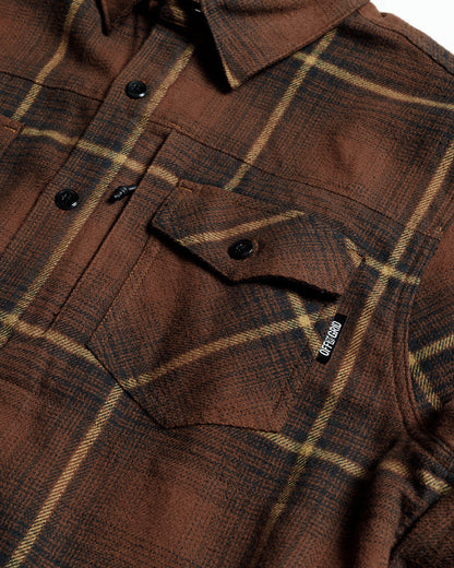 Destroyer Flannel - Burnt Brown