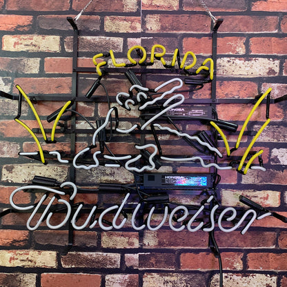 Florida Gator Budweiser Neon Signs Light - ME210-  DRIVEN - 4