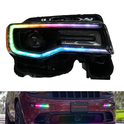 Jeep Grand Cherokee Multicolor DRL Boards (2014-2021) - F23 | A20 | P2   - BX1-F23 | F22 | A20 | P2   - BX4-F23 | E1 | A20 | A11 | P2   - BX4-F20 | E1 | A12 | P2   - BX4-F20 | A12 | P2   - BX1-  DRIVEN - 21