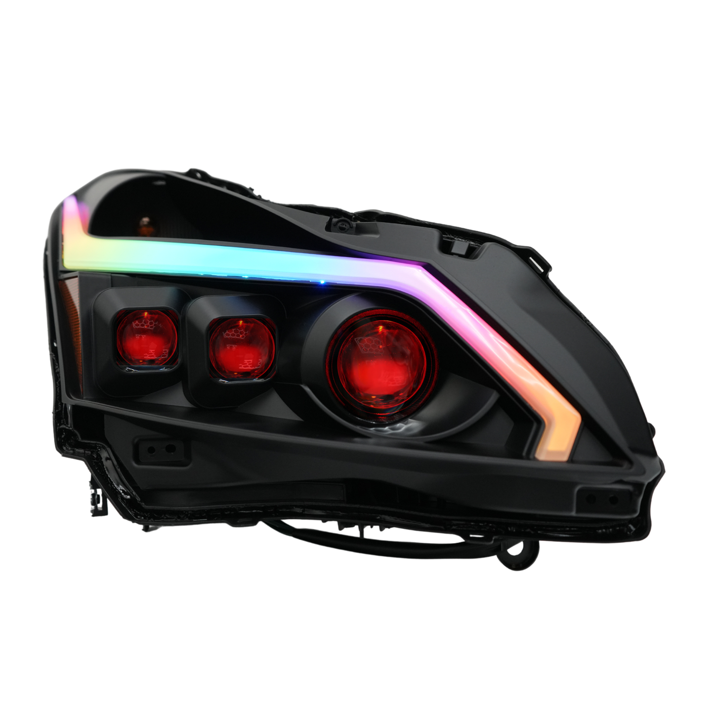 (2010-2013) Infiniti G37 Multicolor Flow DRL Boards (for Spyder Headlights only) - E3 | A20 | P2   - BX1-E3 | G16 | A11 | A20 | P2   - BX1-E4 | A20| P2   - BX1-E4 | G16 | A11 | A20| P2   - BX1-  DRIVEN - 14