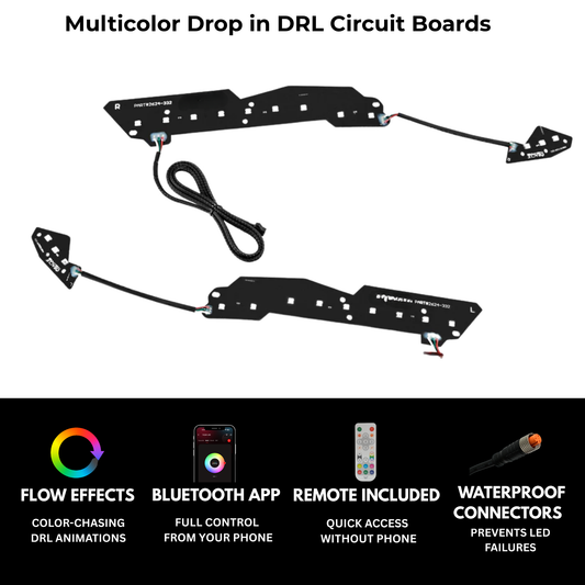 Chevrolet Corvette Multicolor DRL Boards (2014-2019) - E14 | A20 | P2   - BX5-  DRIVEN - 2