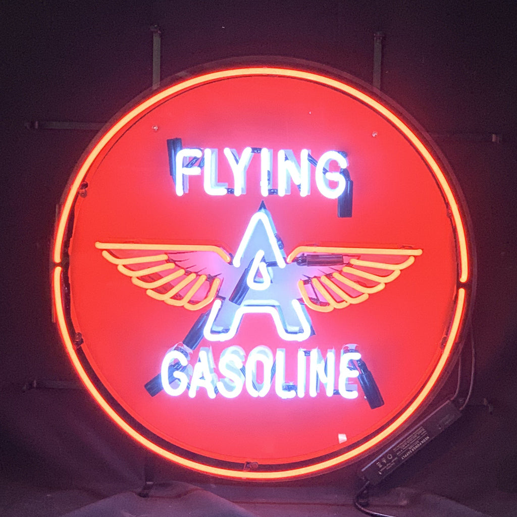 Flying Gasoline Wings Neon Sign Light - ME962-  DRIVEN - 1