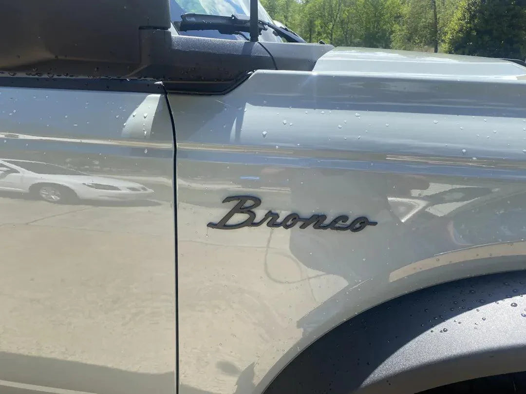 Ford Bronco Cursive Script Metal Emblem Templates - 2021+ Bronco - dcrC6TZ-16098-INSTALL-dcrC6TZ-16098-INSTALL-1-dcrC6TZ-16098-INSTALL-2-dcrC6TZ-16098-INSTALL-3-  DRIVEN - 13